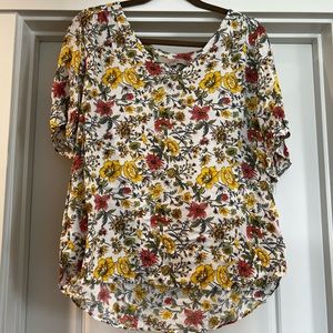 LOFT Short Sleeve Blouse